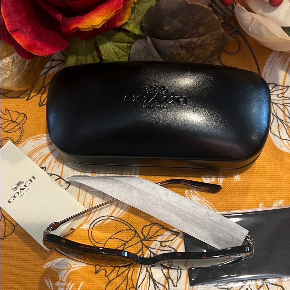 Coach Tortoise Shell Sunglasses - Picture 4 of 14
